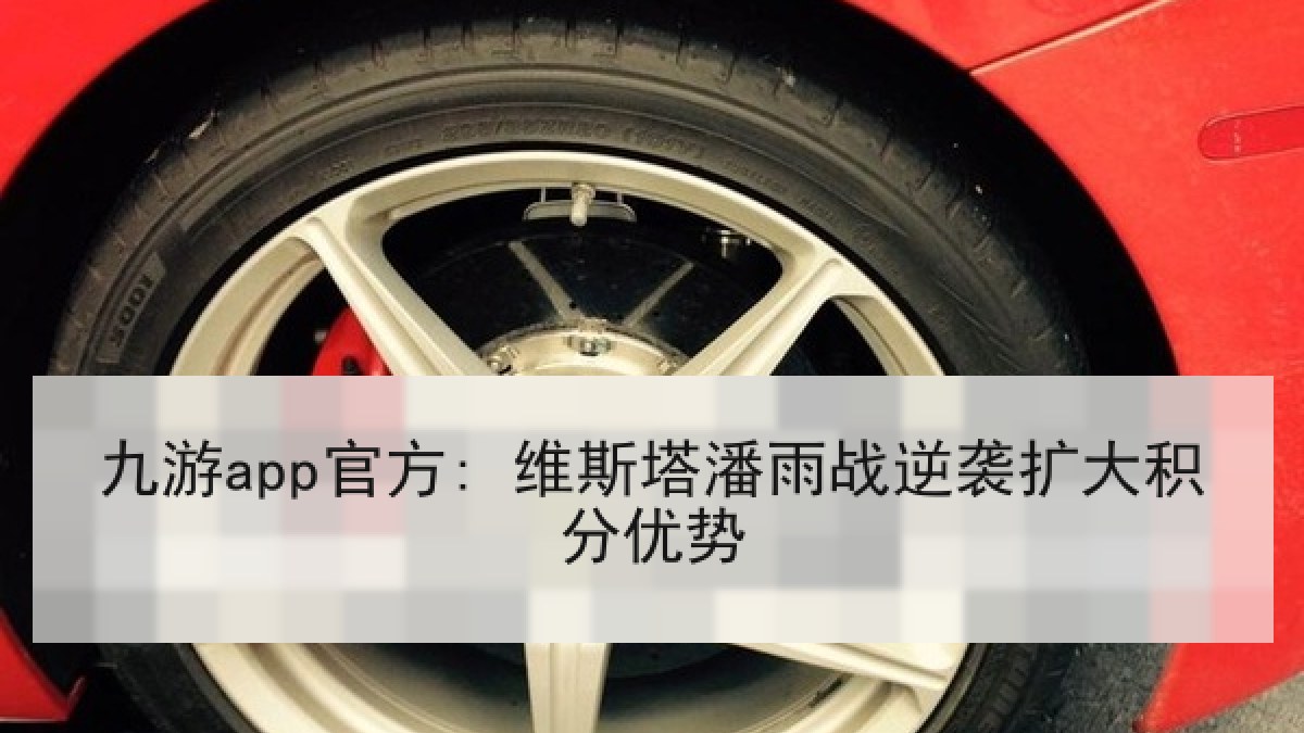 九游app官方: 维斯塔潘雨战逆袭扩大积分优势